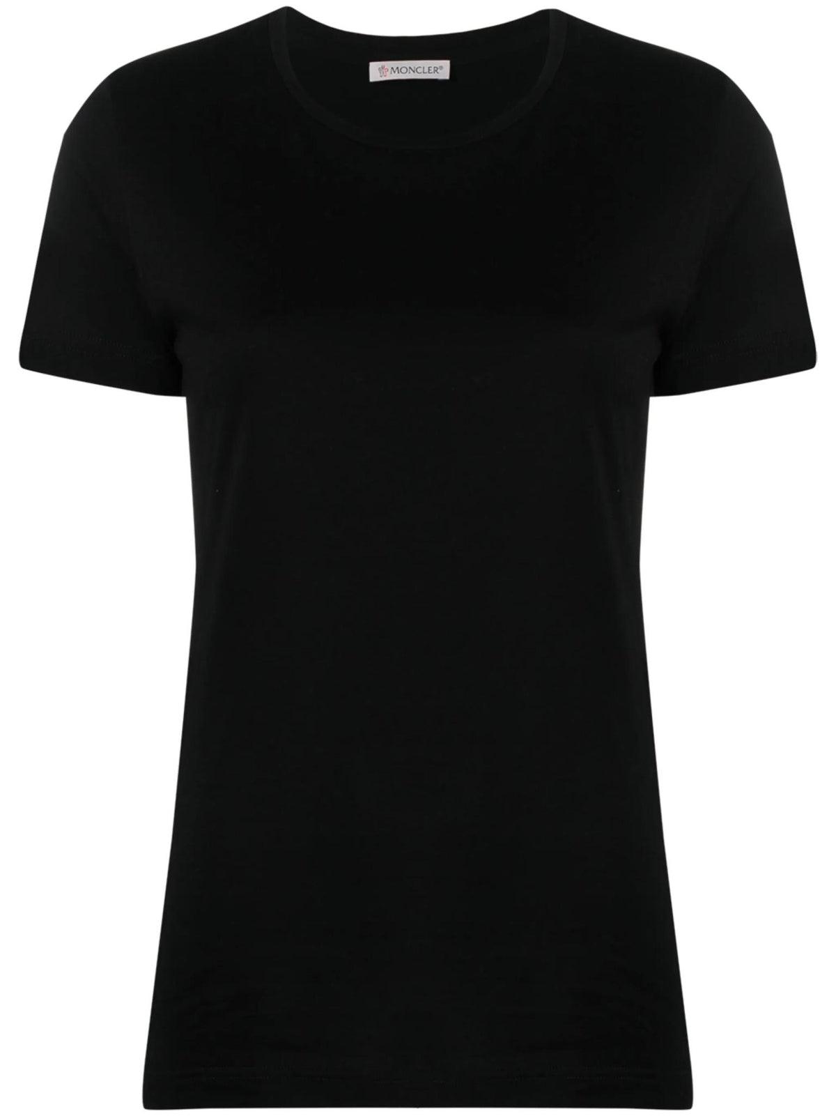 Moncler Black Cotton Short Sleeve T-Shirt