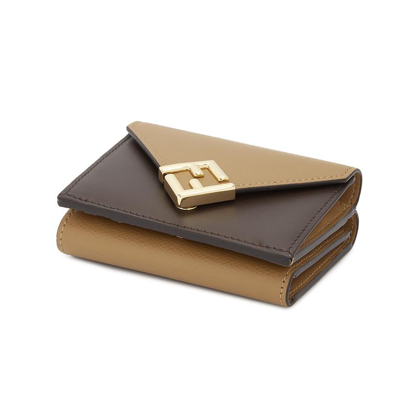 FENDI FF Monogram Leather Women’s Bifold Wallet 8M0480 ALV4 F1UJ9