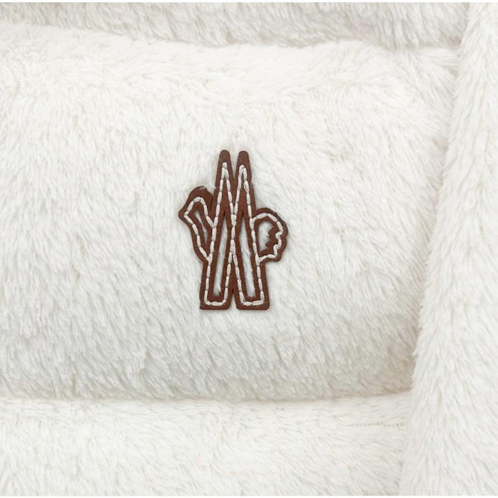 Moncler Grenoble Fleece Hooded Jacket Women’s White