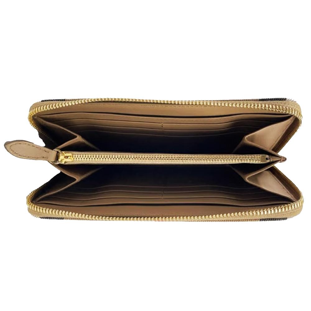 BURBERRY Vintage Check Card Holder Chestnut Beige 8084519