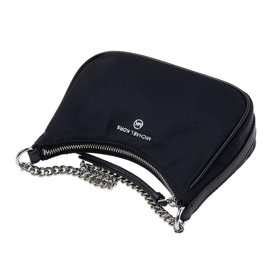 Michael Kors Jet Set Charm Leather Shoulder Bag Black