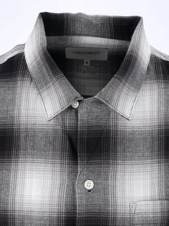 CARHARTT WIP Black Check Tyers Long Sleeve Shirt Men