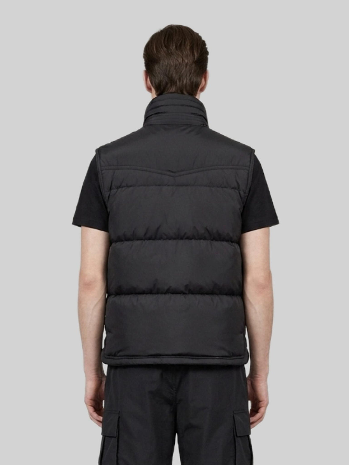 Moncler Black Quilted Down Puffer Vest Men's Outerwear
