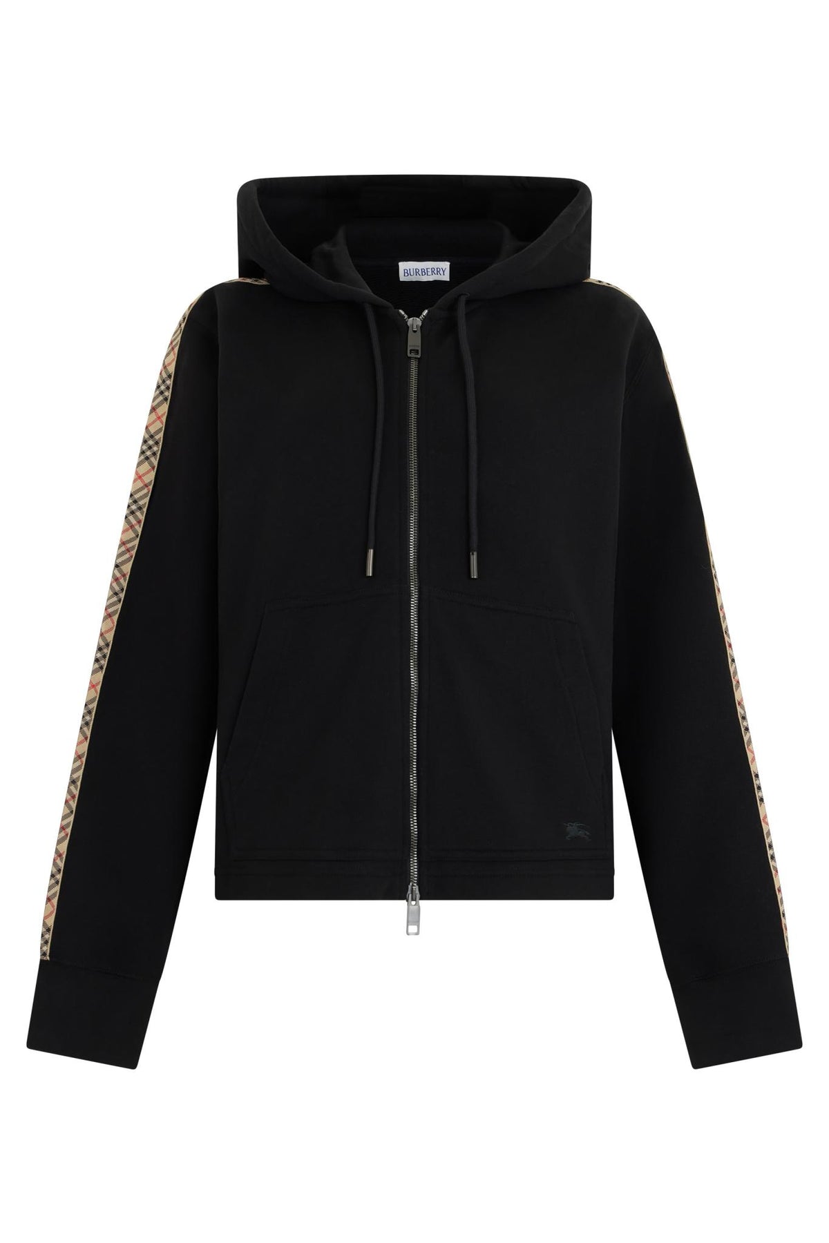 BURBERRY Black Zip-Up Jacket Women’s