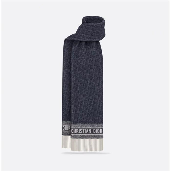 DIOR Oblique Cashmere Scarf Muffler 25CDO309I093 C540