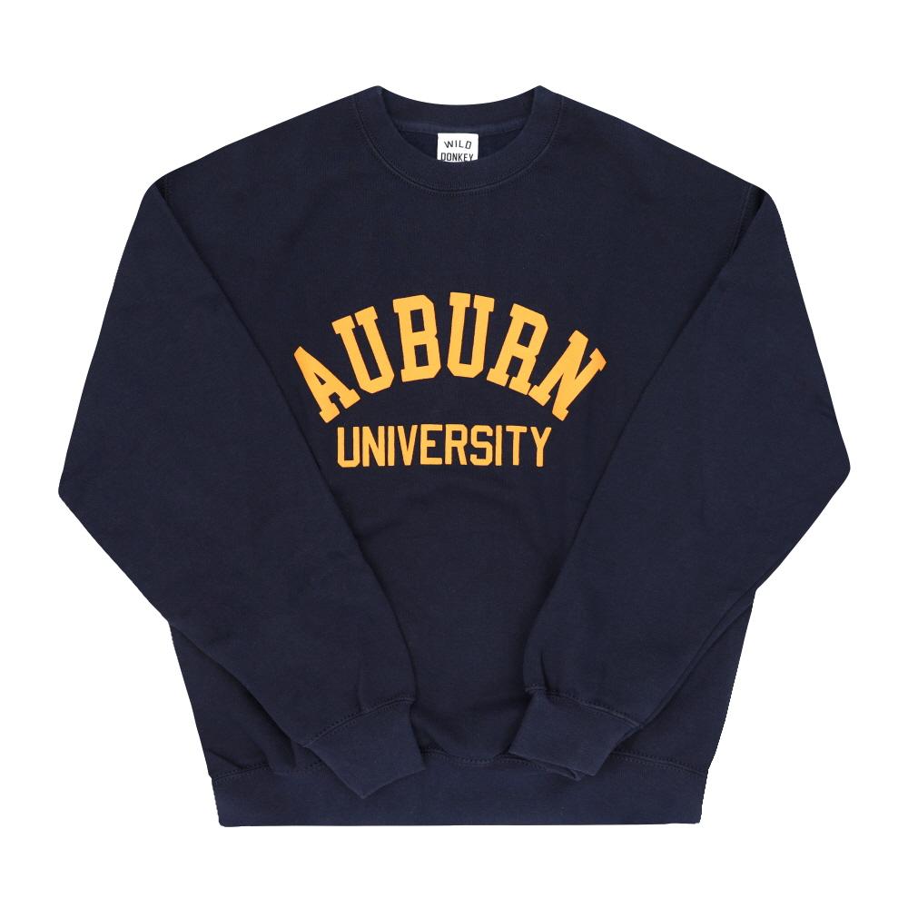 Wild Donkey Deep Navy Crewneck Sweatshirt Unisex Cotton
