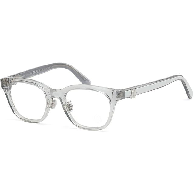 Moncler Asian Fit Clear Square Acetate Eyeglass Frames Unisex ML5185D 020