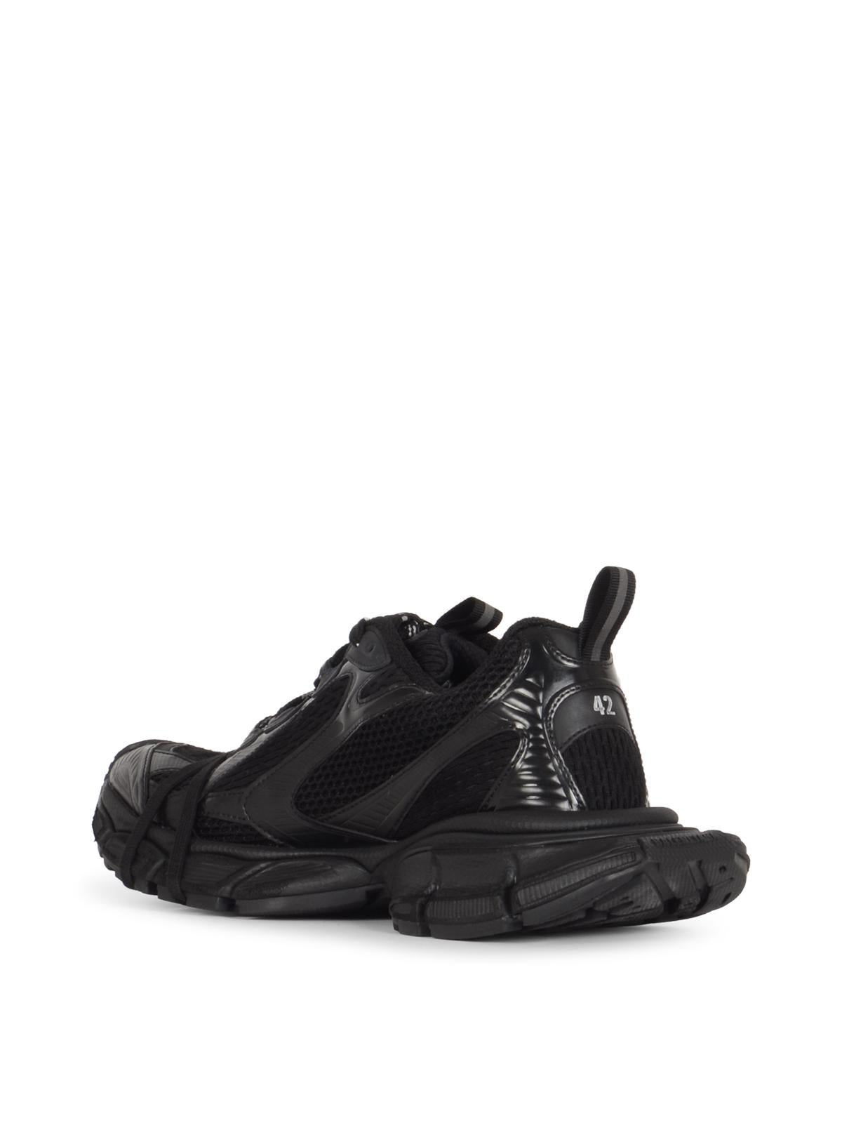 BALENCIAGA White Leather Low-Top Sneakers for Men