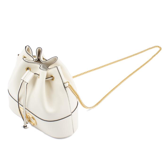 VALENTINO VLogo Signature Chain Mini Bucket Shoulder Bag