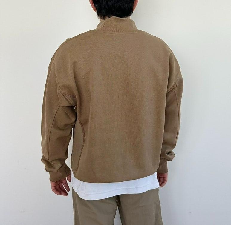 Nike Camel Fleece Crewneck Sweatshirt Mens Asian Fit DM5274 258