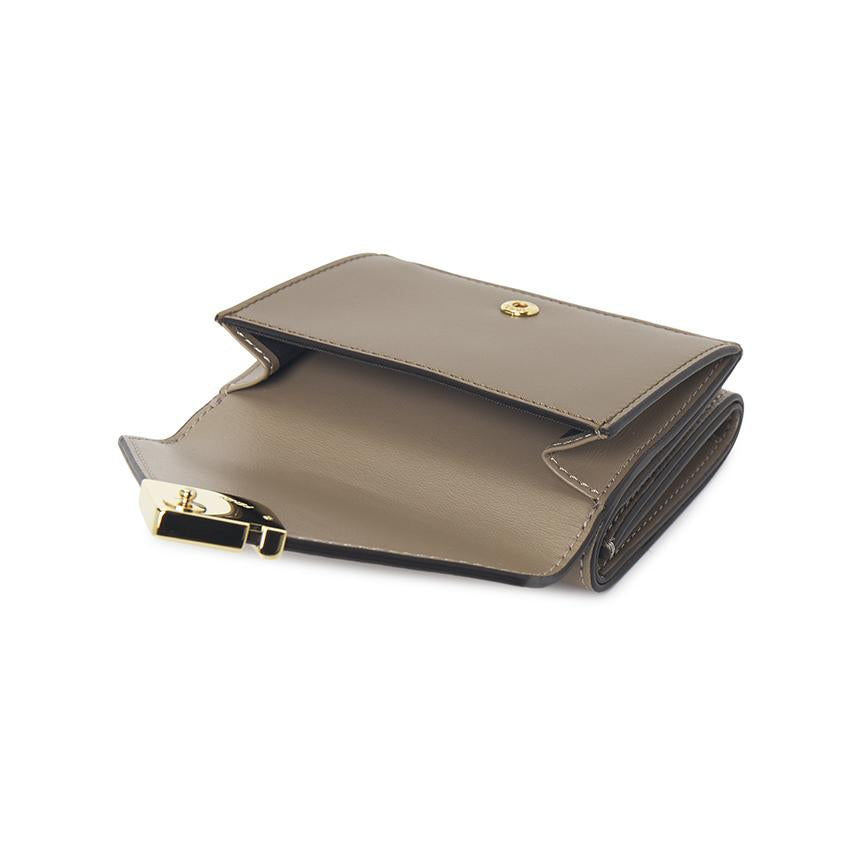 FENDI FF Monogram Leather Bifold Wallet for Women 8M0480 ALV4 F1N1G