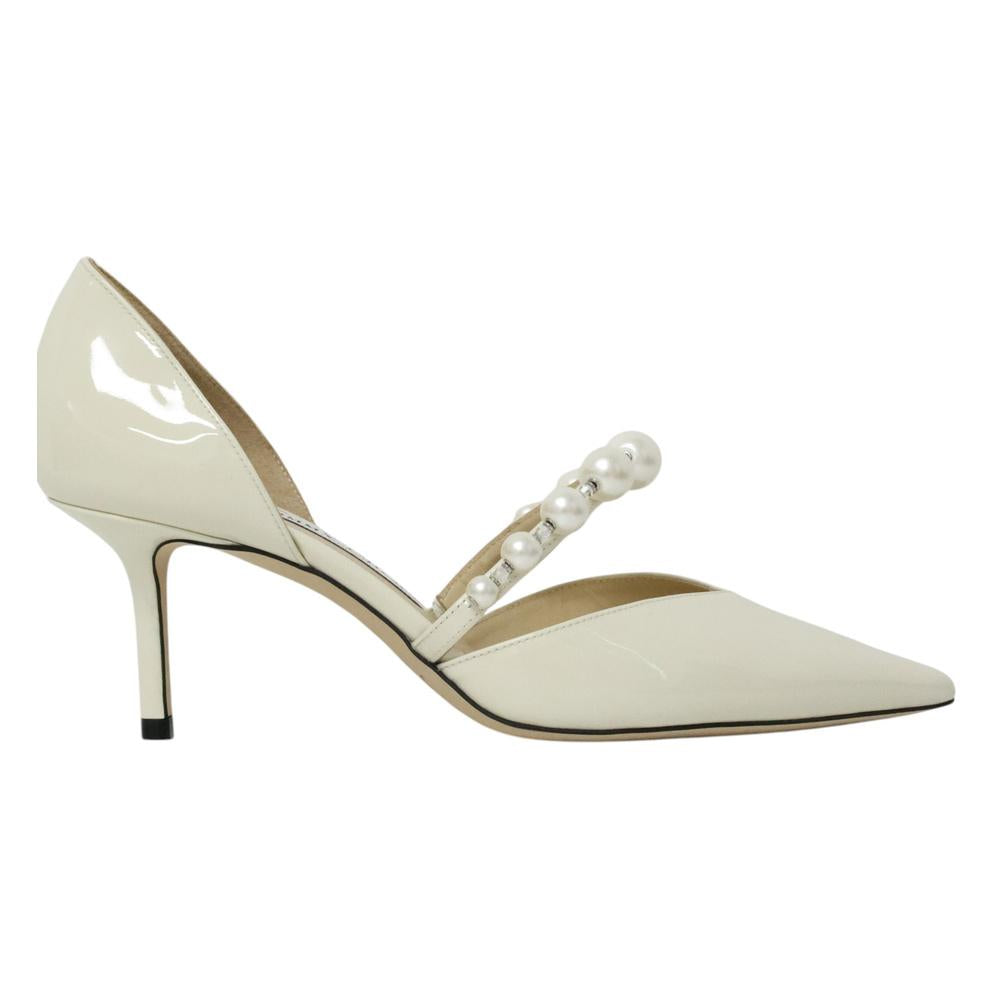 Jimmy Choo Aurelie 65 Leather Pumps Black Women’s Slingback Heel