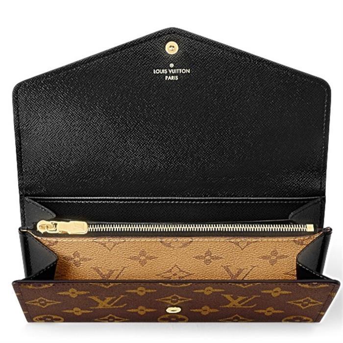 Louis Vuitton Monogram Canvas Sarah Long Wallet Women’s