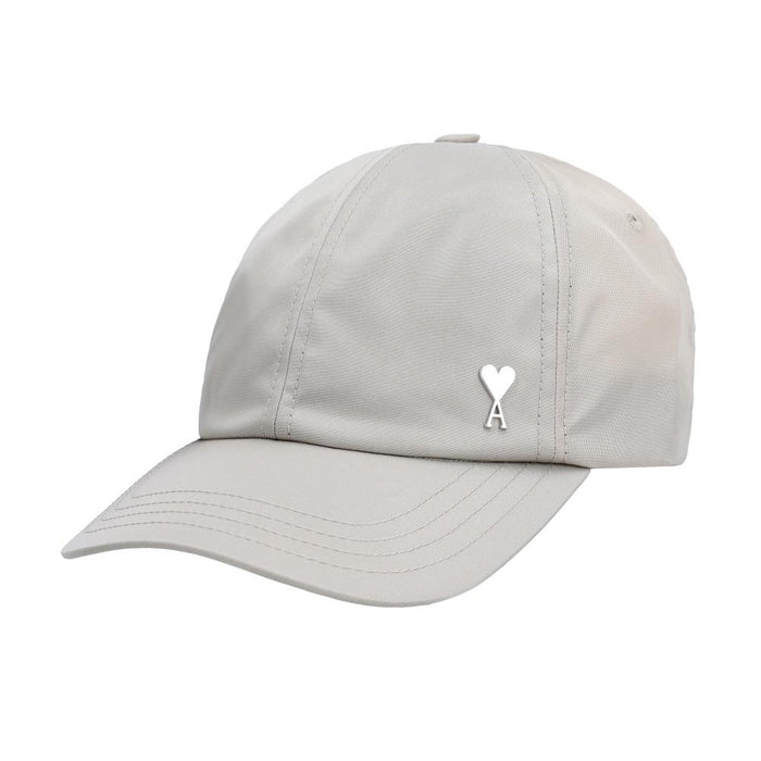 AMI Heart Logo Stud Baseball Cap Black