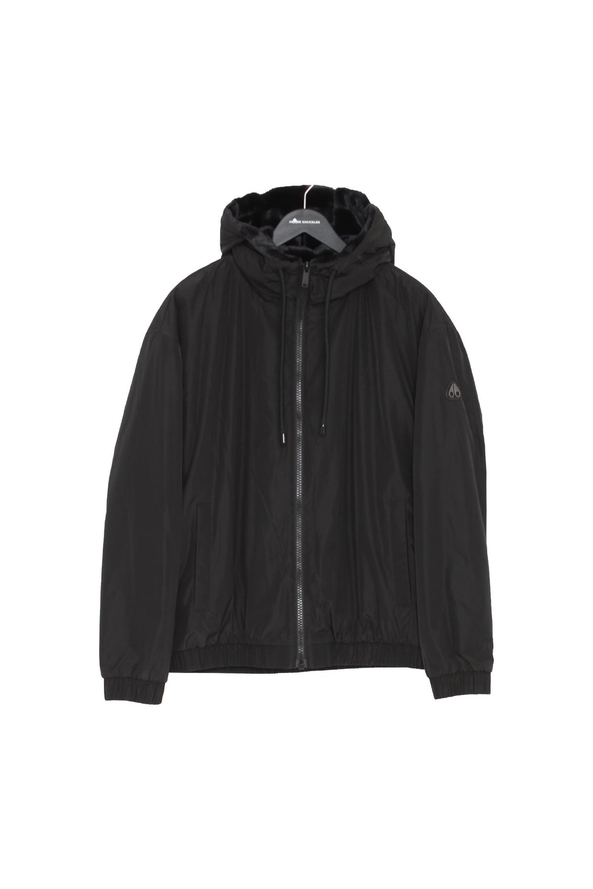 Moose Knuckles Reversible Hooded Knit Zip-Up Jacket for Women M35MS602 292