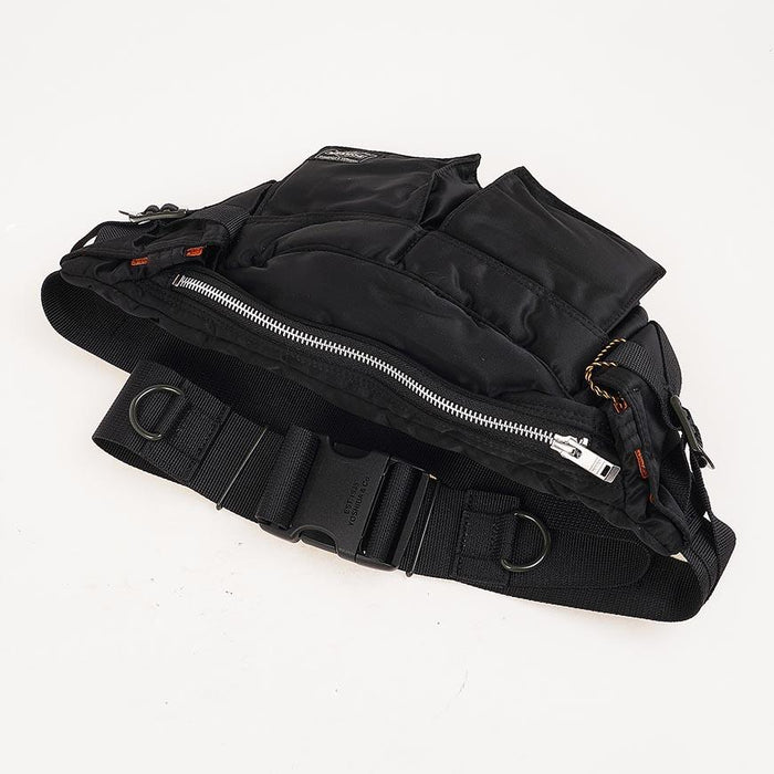 PORTER Unisex TANKER Nylon Waist Pack Black