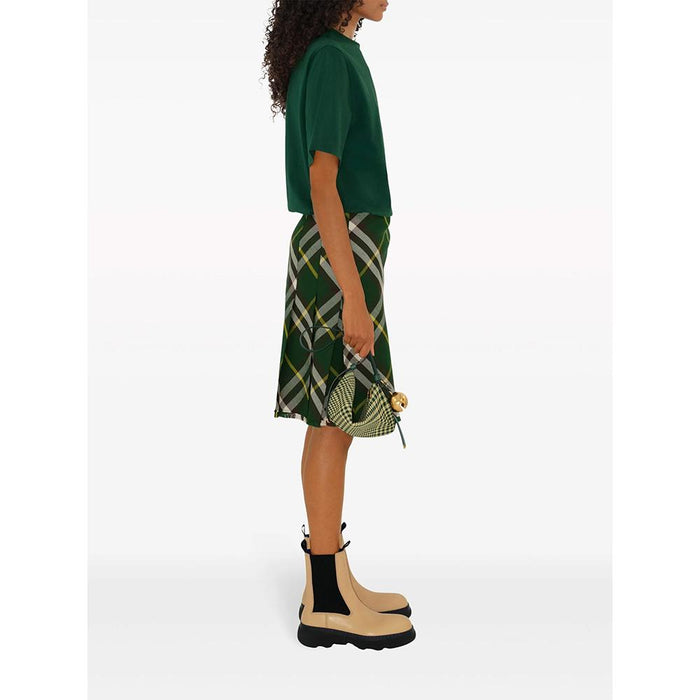 BURBERRY Logo Patch Short Sleeve T-Shirt for Women