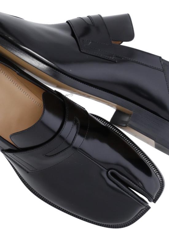 Maison Margiela Tabi Loafers Black Leather Men’s