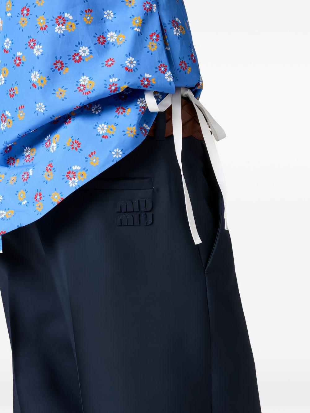 Miu Miu Black Classic Dress Pants for Women