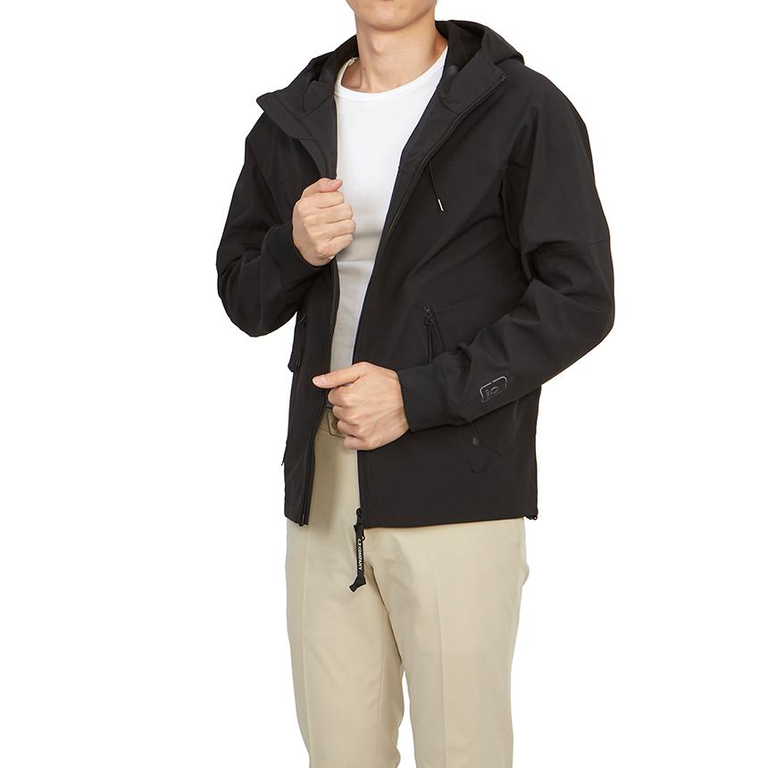 CP Company Men’s Hooded Windbreaker Jacket Black