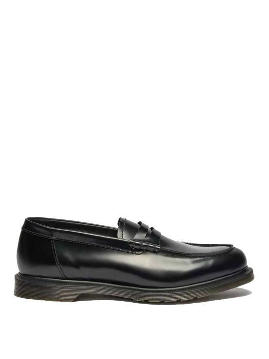Dr.Martens Leather Loafers Men’s Black Dress Slip-On Shoes 42503001 DOM