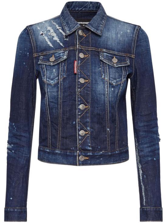Dsquared2 Denim Jacket Women’s Blue Jean Coat/Jacket