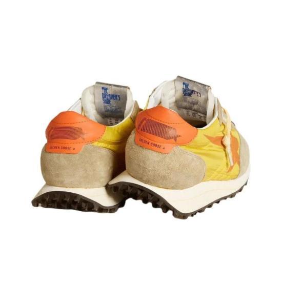 GOLDEN GOOSE Yellow Grey Orange Marathon Running Sneakers Men GMF00683 F005462