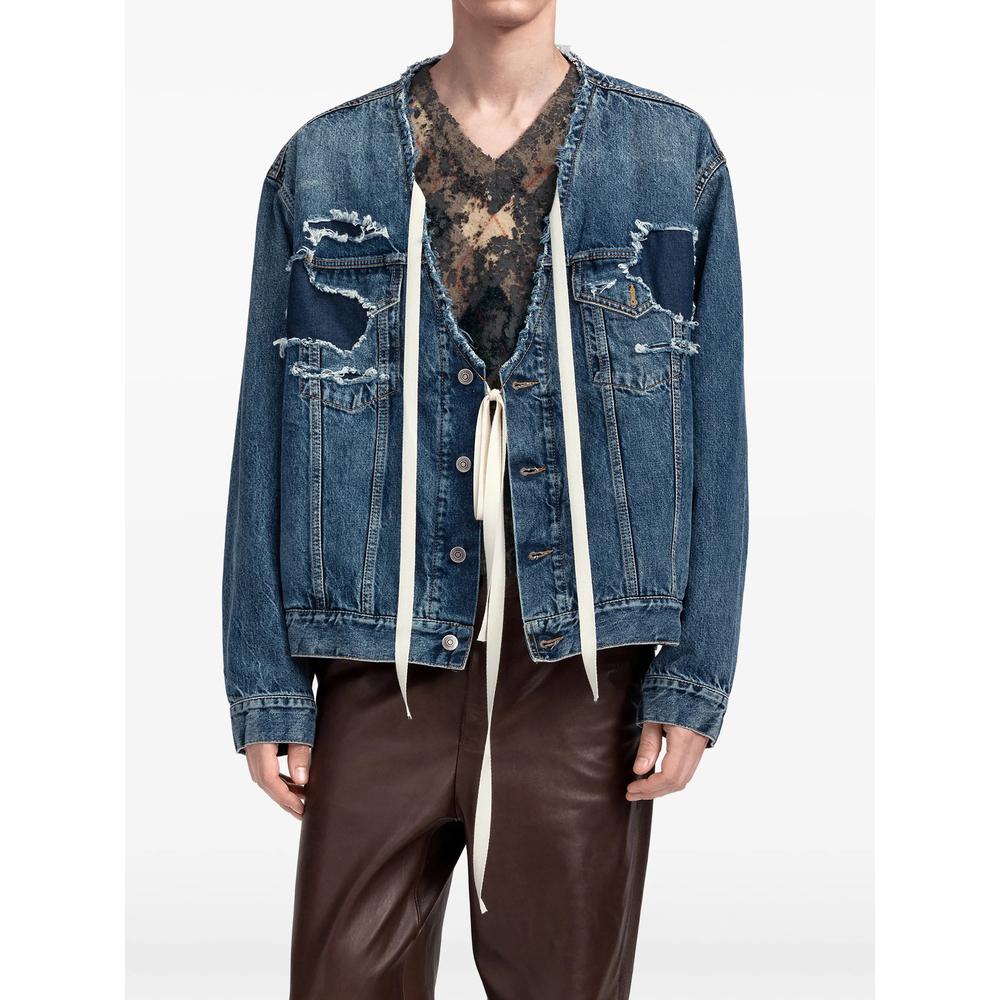 Maison Margiela Gray Denim Jacket for Men