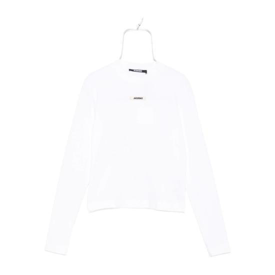 JACQUEMUS White Long Sleeve Sweatshirt TSW00155AJ00124100