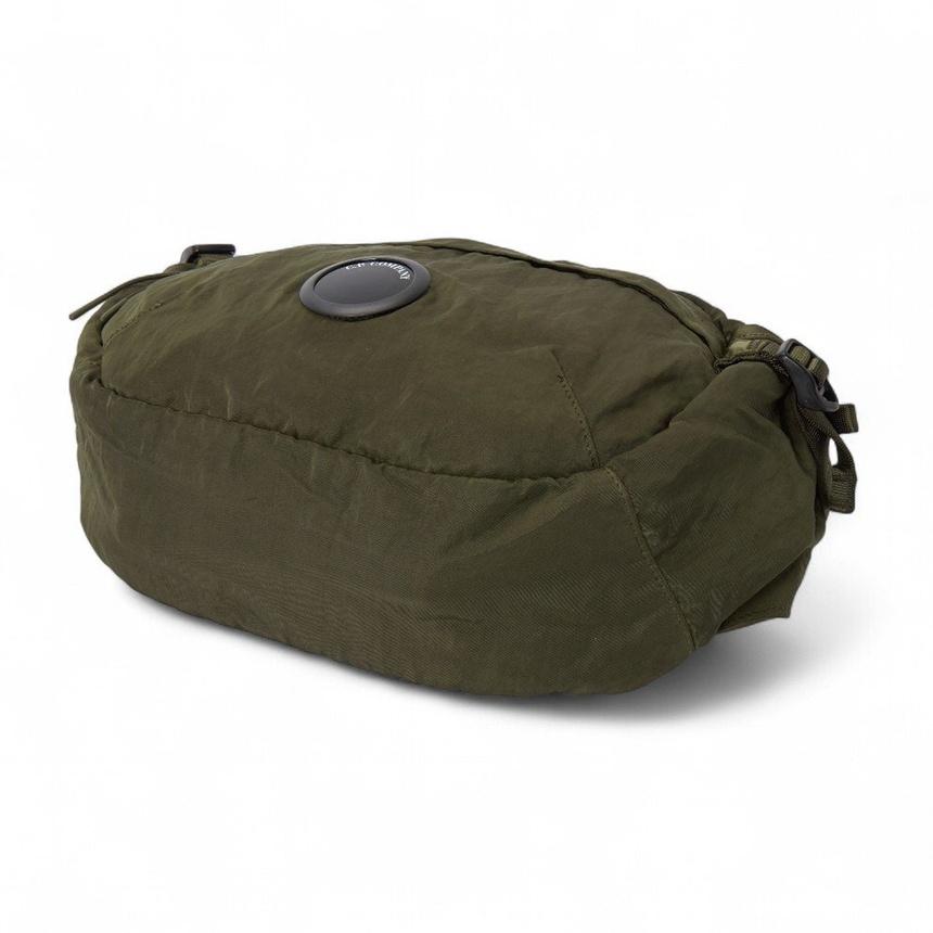 CP Company Unisex Nylon Hip Pack Crossbody Bag Green
