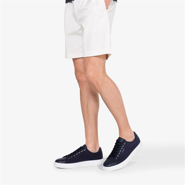 Ferragamo CUBE Men’s Low-Top Leather Sneakers