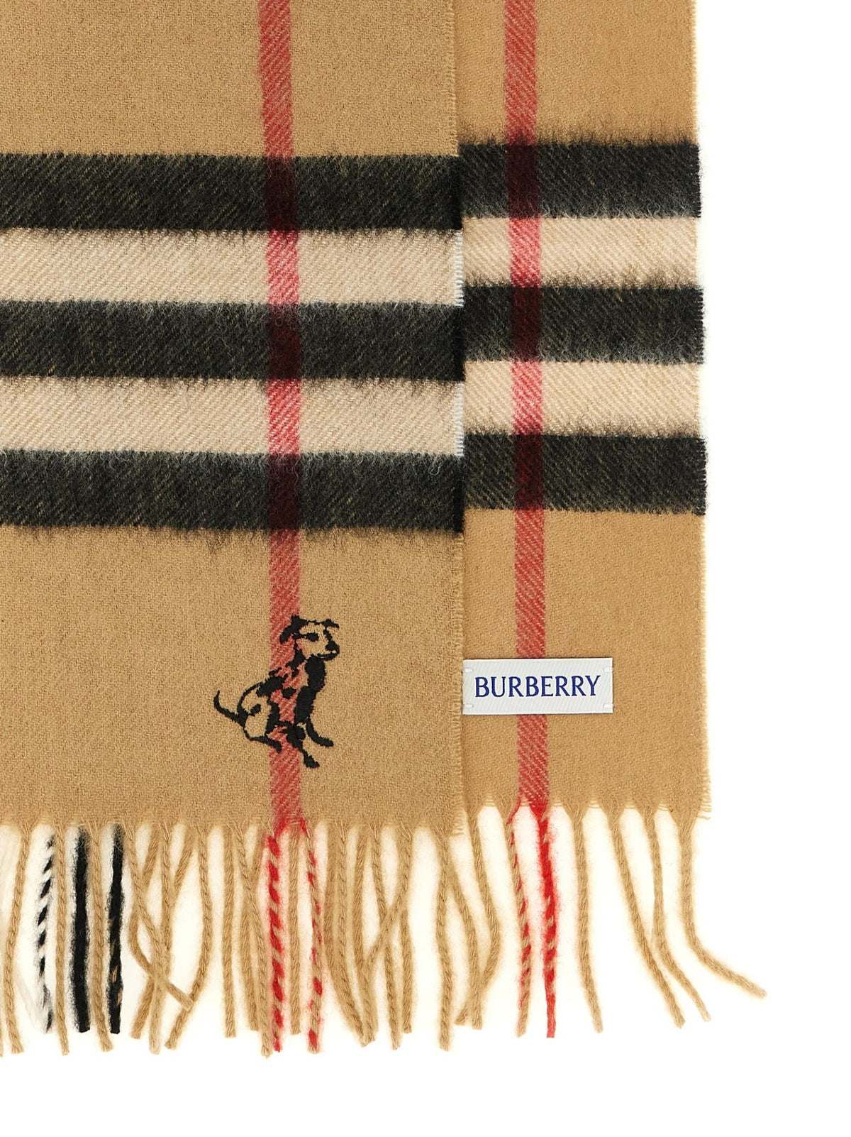 BURBERRY Archive Beige Wool Scarf