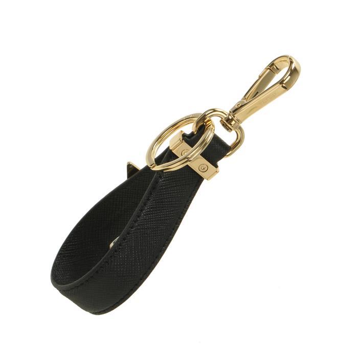 PRADA Saffiano Leather Key Ring Keychain for Men 1PP185 053 F0002