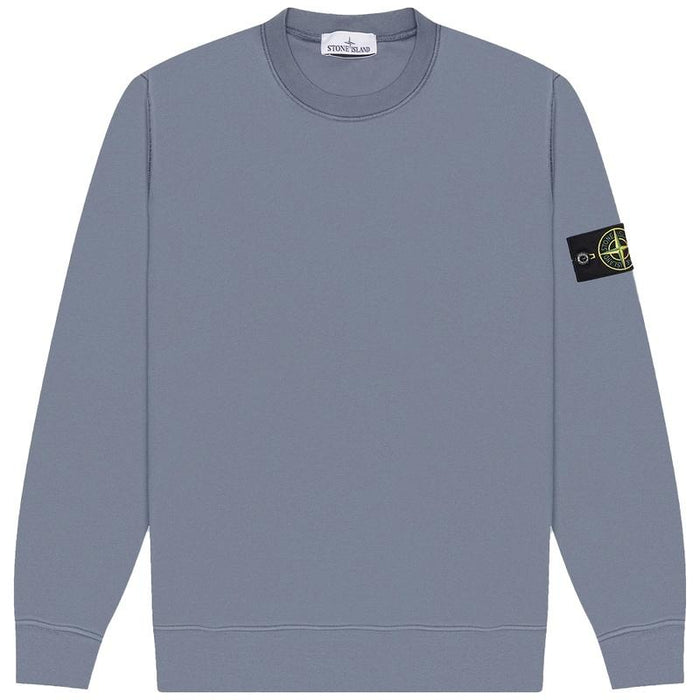 STONE ISLAND Cotton Fleece Crewneck Sweatshirt for Men