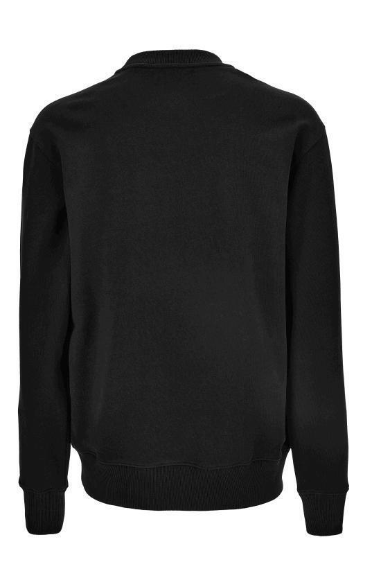 Versace Black Logo Hooded Sweatshirt for Women 79GAIP06CF06P899