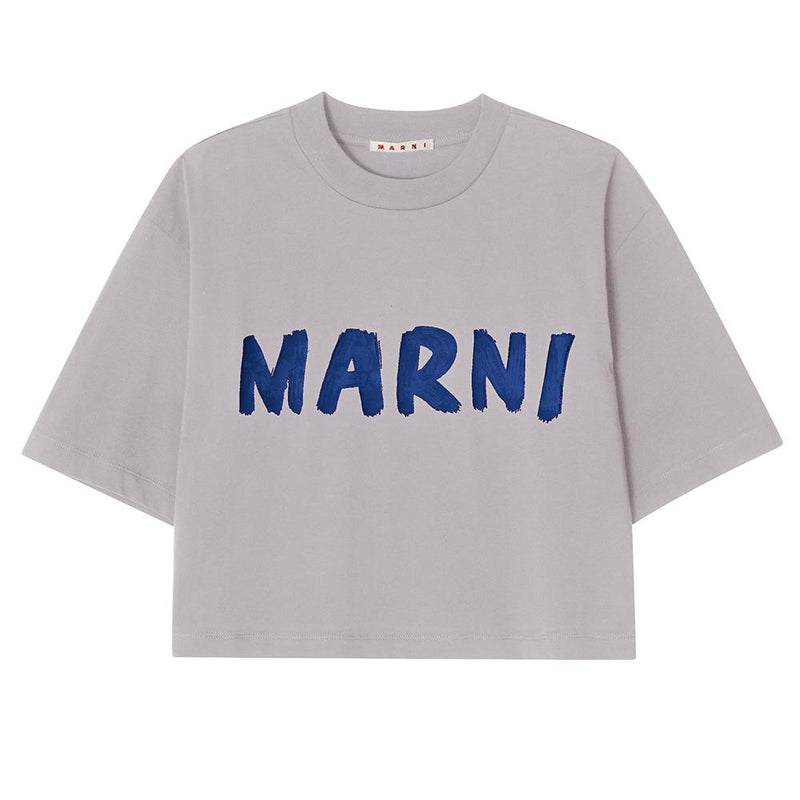 Marni Logo Crop Short Sleeve Women’s T-Shirt THJE0333P0 USCS11 LON15