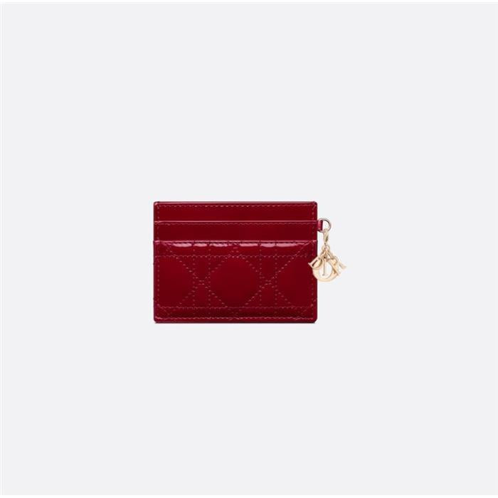 DIOR Lady Dior Freesia Card Holder Wallet S0974OVRB
