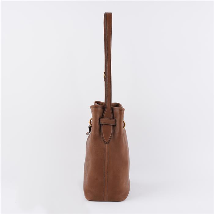 Miu Miu Nappa Leather Avantageur Bucket Tote Bag F0316