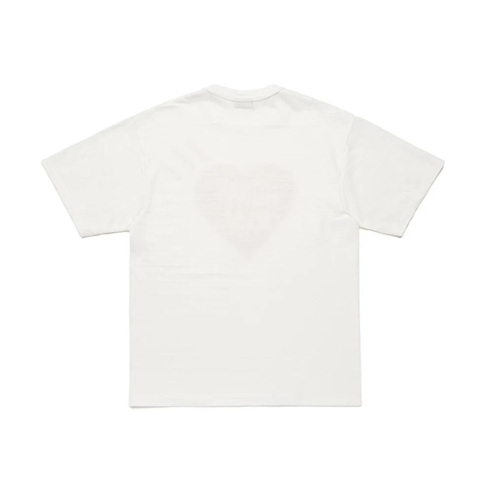 Humanmade Heart Graphic Short Sleeve T-Shirt White Unisex HM30TE026