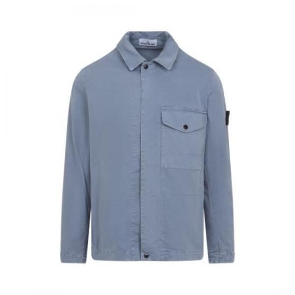 STONE ISLAND Cotton Stretch Broken Twill Jacket