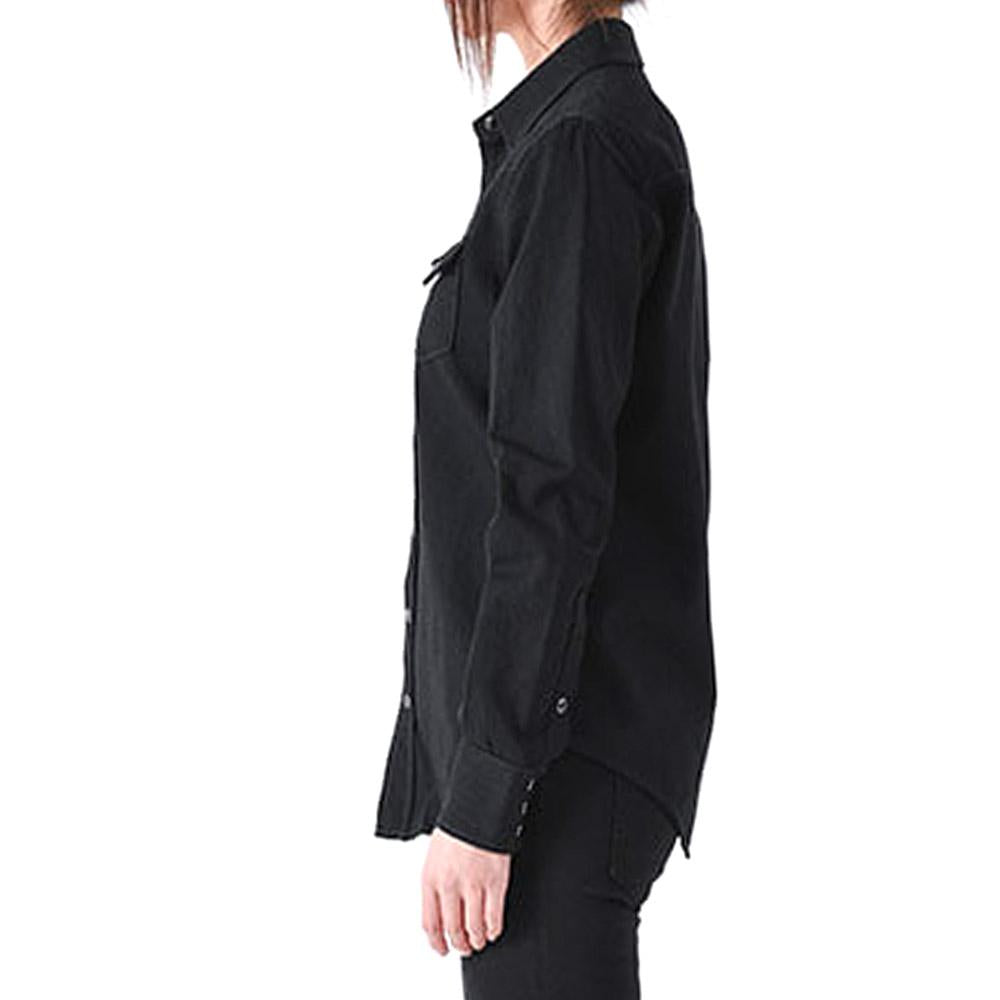 Saint Laurent Western Denim Shirt Black