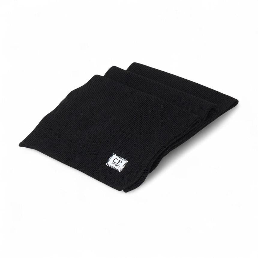 CP Company Men’s Wool Scarf Black