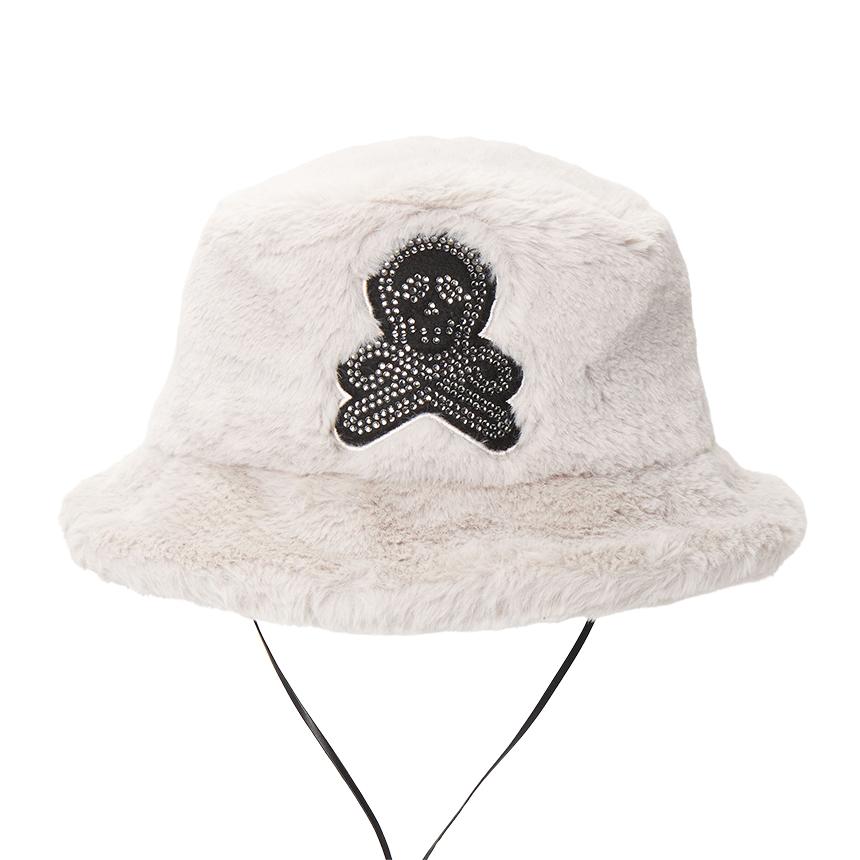 MARK&LONA Faux Fur Bucket Hat Unisex 5C FC16 WHITE