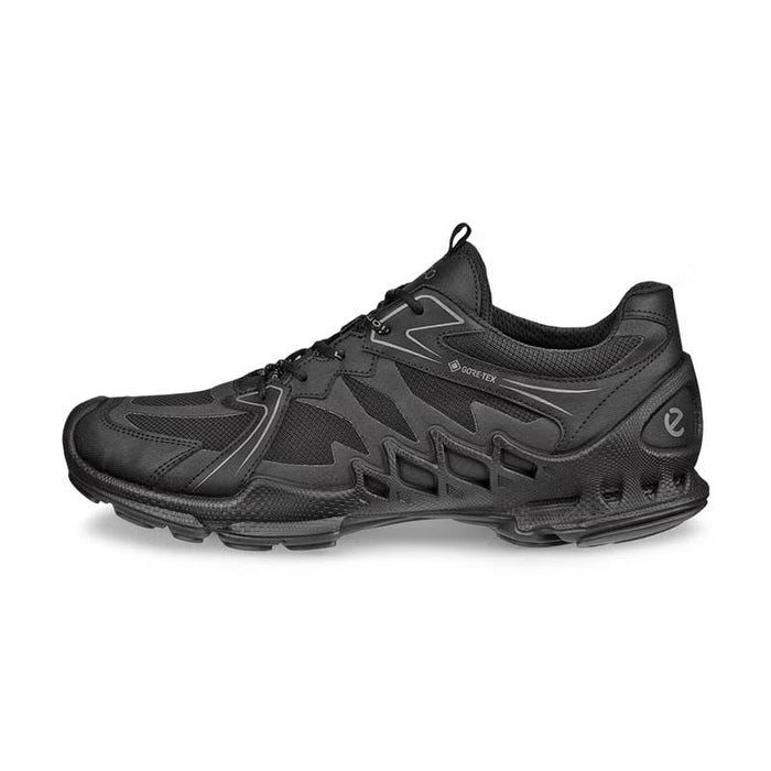 ecco BIOM AEX Men’s Low-Top Sneakers Black Leather