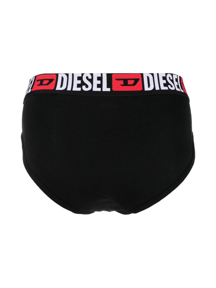 DIESEL Men’s UMBRANDRE 3-Pack Underpants Navy Cotton Underwear