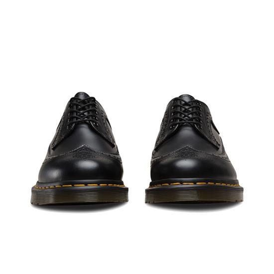 Dr.Martens Black Leather Penny Loafers Men’s Shoes 22210001 DOM