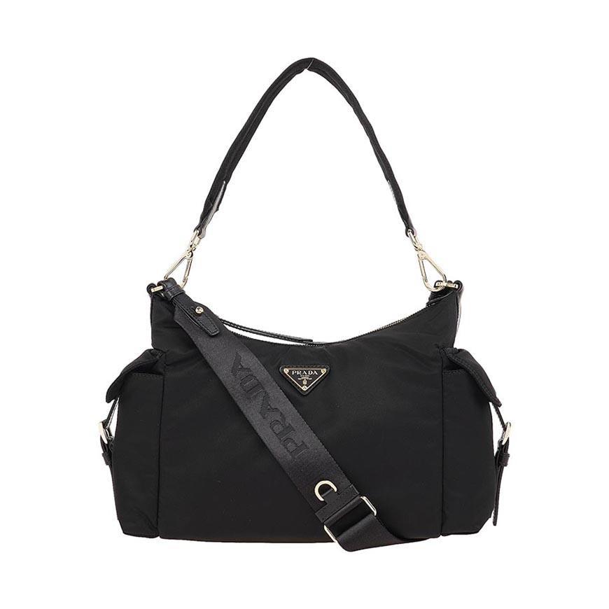 PRADA Women's Explorer Large Black Crossbody Bag