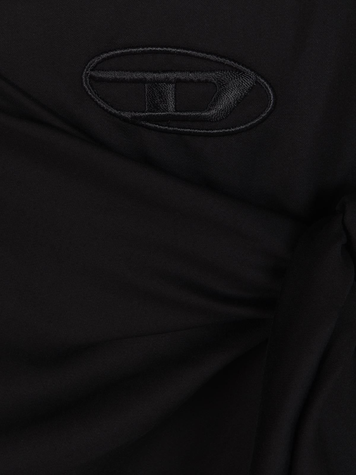 DIESEL Black Long Midi Skirt