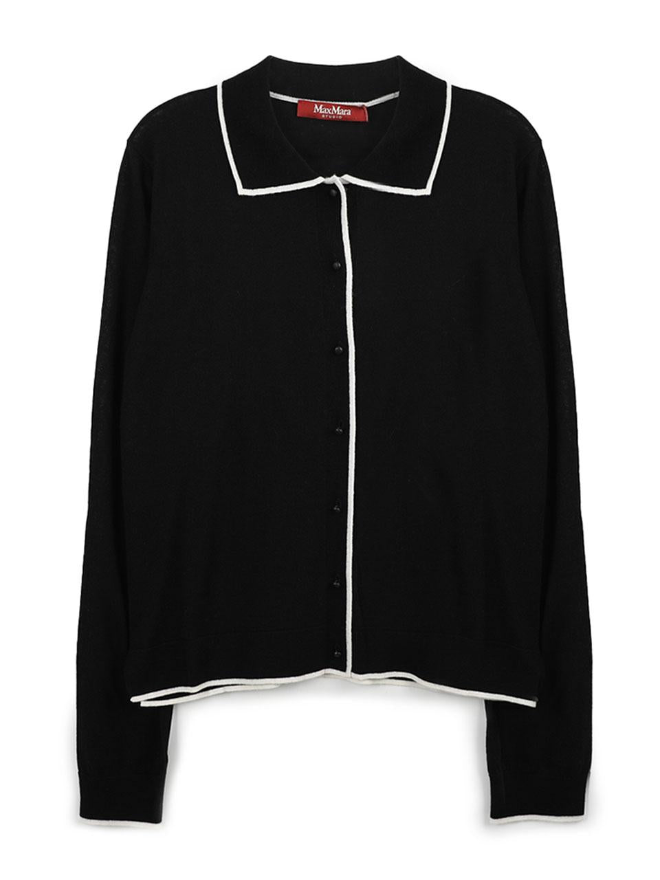 Max Mara Studio Targa Wool Silk Cardigan MSTTARGA 015
