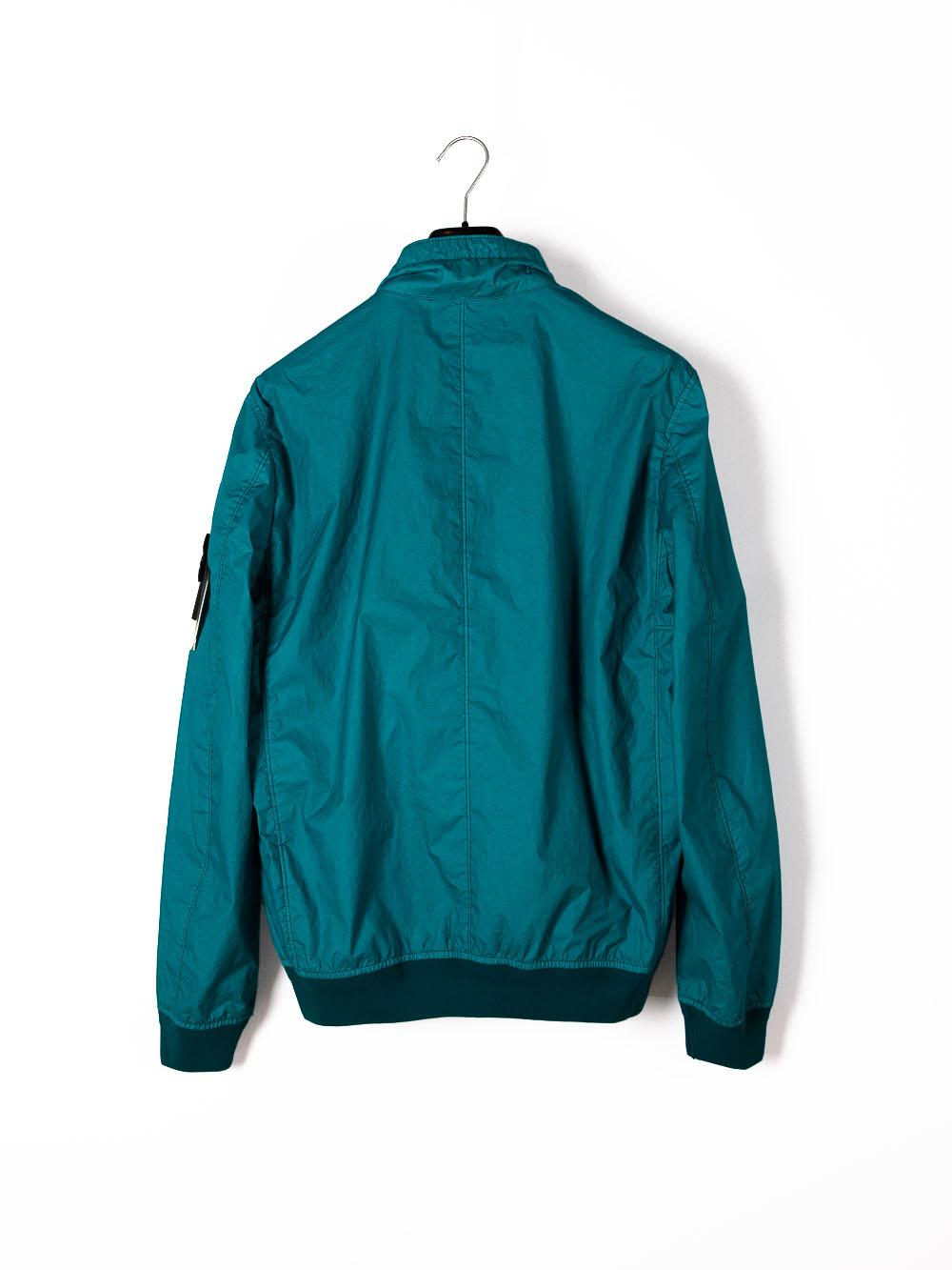 STONE ISLAND Membrana Badge Nylon Jacket Green Unisex